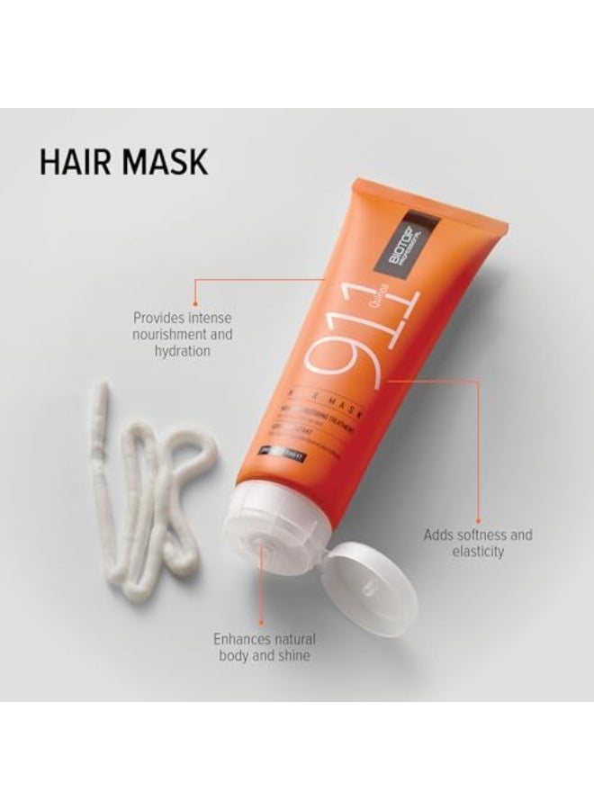 Biotop Professional 911 Quinoa Hair Mask Repairing Hair Mask Treatment For Dry or Extremely Damaged Strands Color Safe Cruelty Free Hair Care 845 oz250ml - Image 3