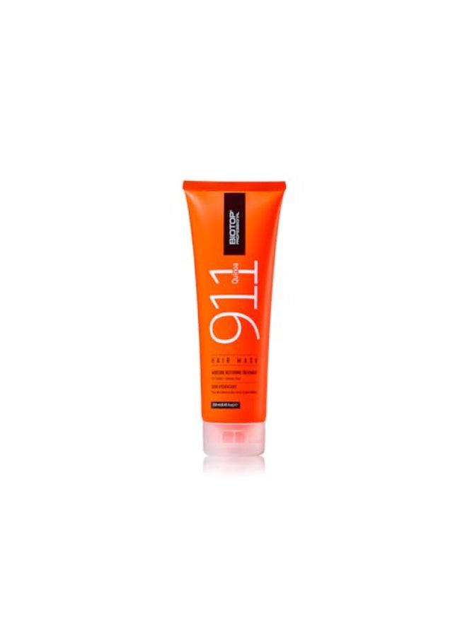 Biotop Professional 911 Quinoa Hair Mask Repairing Hair Mask Treatment For Dry or Extremely Damaged Strands Color Safe Cruelty Free Hair Care 845 oz250ml - Image 1