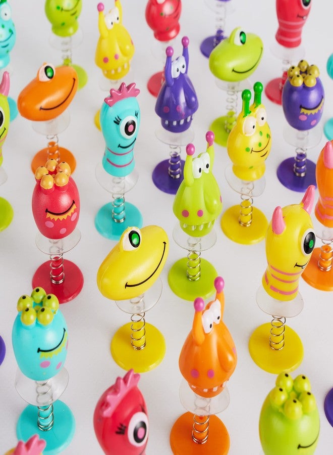 THE TWIDDLERS - 36 Monster Spring Launchers Toys, Jumping Popper Toy, Pop Up Bouncy Spring Toys for Kids, Pinata, Goodie Bags, Classroom Prizes, Birthday Party Favor for Kids - Image 2