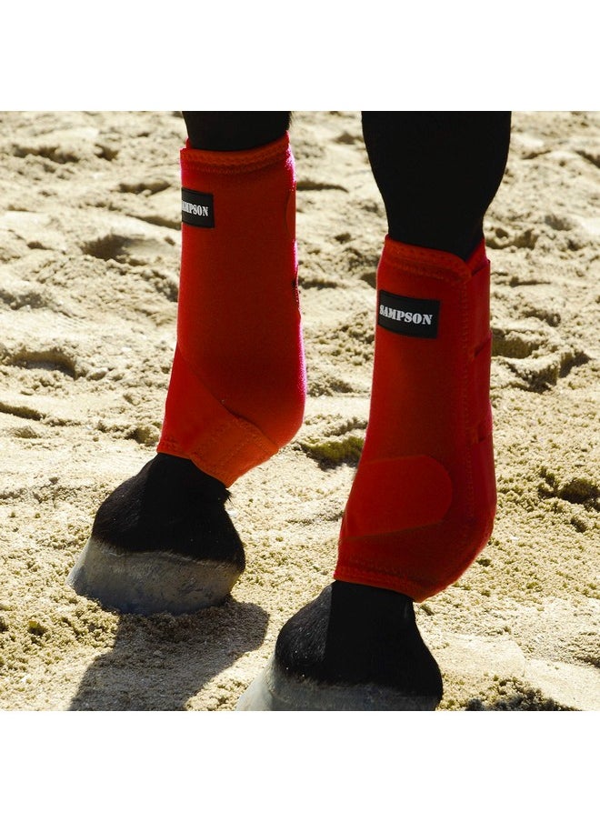 Sampson sampson Horse Boots Set of 4,Professional Horse Boots with Shock-Absorbing Memory Foam,Superior Protection and Comfortable Fit,Splint Boots for Horses  - Image 5
