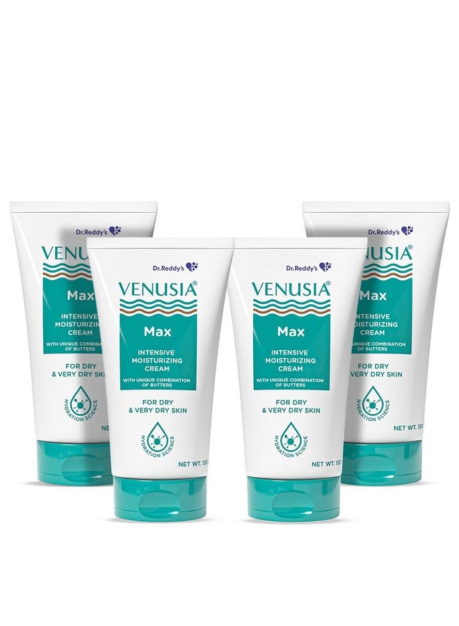 VENUSIA Max Intensive Moisturizing Cream For Dry Skin To Very Dry Skin, 150 G X Pack Of 4 - Image 1