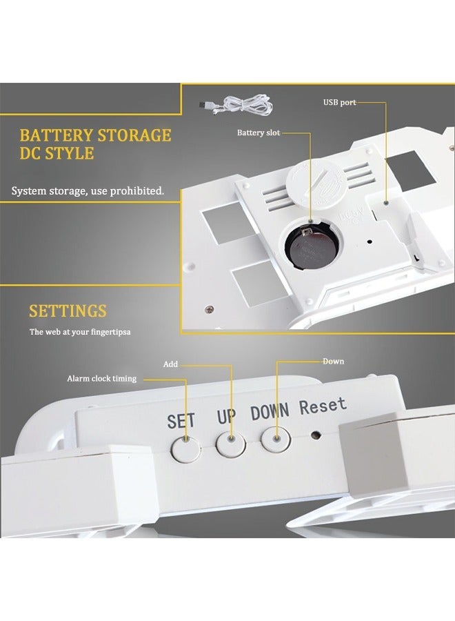 USB Charging Digital Clock, 3D Modern Wall Clock, Fashionable Alarm Clock Suitable for Modern Home Decoration  - Image 3