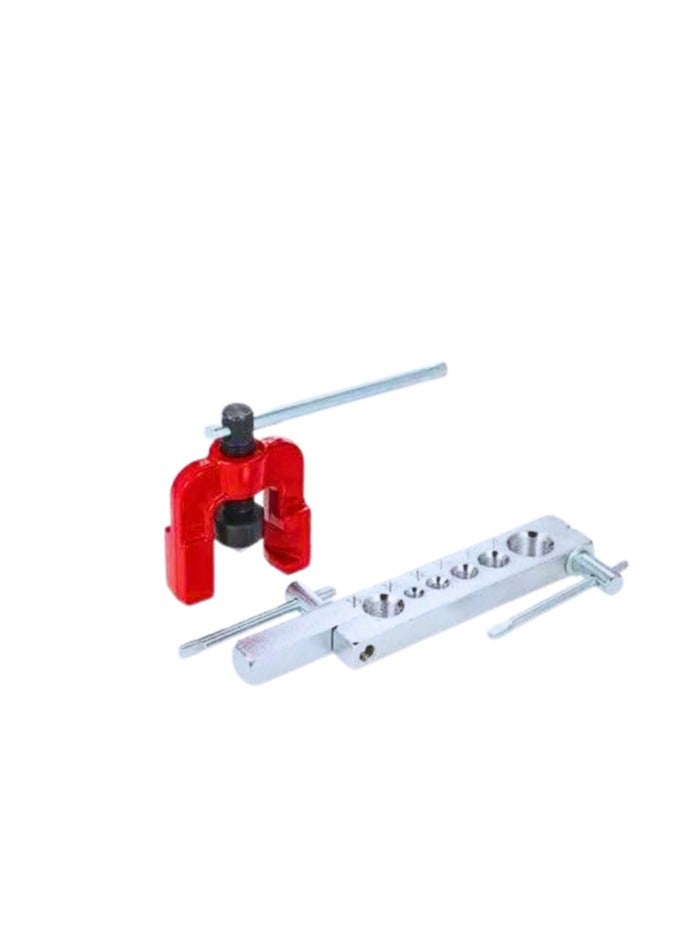 Flaring Tool Set for HVAC & Plumbing - 7 Dies (3/16-5/8 Inch) for Copper & Aluminum Tubing, Ideal for Industrial Use  - Image 1