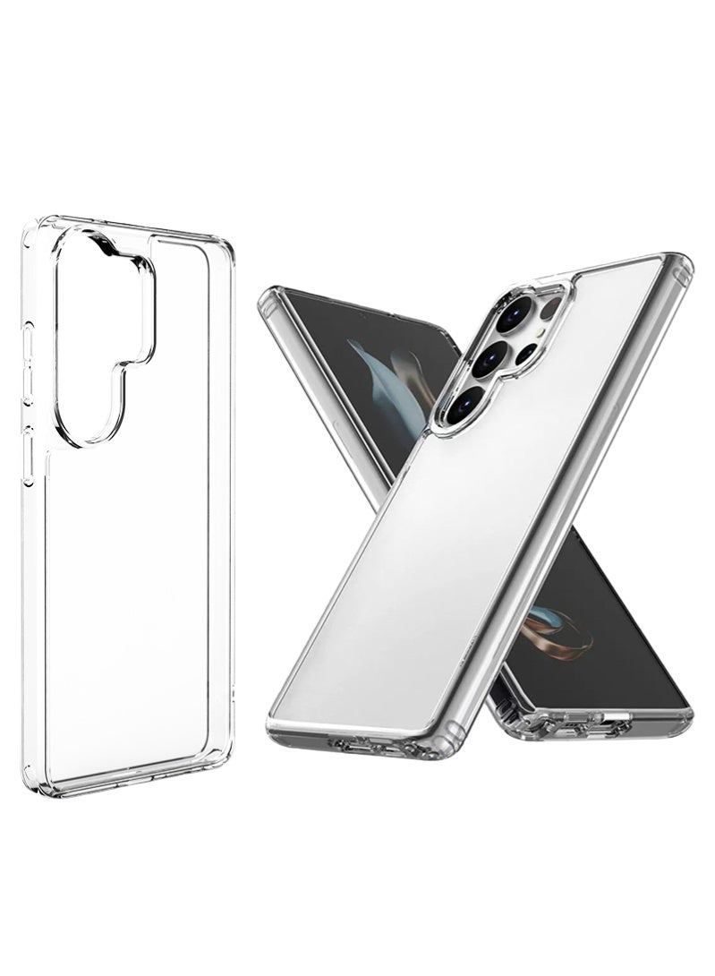 Samsung Galaxy S25 Ultra Case Clear, iCrystal Tech, Effectively Delays Yellowing Samsung S25 Ultra Cover, Anti-Scratch Hard PC Back, Shockproof Edge Slim Transparent Case 6.9 inch (Clear) - Image 1