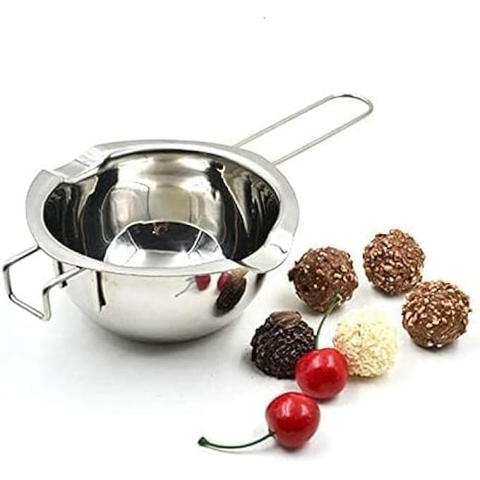 ريحني وعاء انصهار الحلوى ذوبان الشوكولاتة ذوبان الغلاية المزدوجة وصابون وشموع صناعة البوتيرة ترقية بوتيرة الانصهار وعاء الغلاية المزدوجة من الفولاذ المقاوم للصدأ لصنع الشموع والحلويات - Image 3