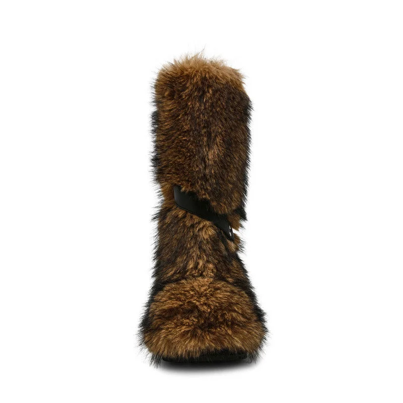 STEVE MADDEN  Defrost Fur Ankle Boots for Women | Best Price UAE