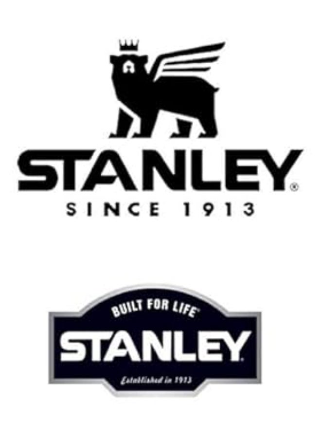 كوب ستانلي الأصلي، كوب ستانلي مختوم، كوب ستانلي سعة 40 أونصة مزود بقشة ومقبض، كوب معزول بغطاء، كوب قهوة من الفولاذ المقاوم للصدأ بحالة تدفق H2.0 للمشروبات المثلجة الساخنة، كوب سفر بمقبض