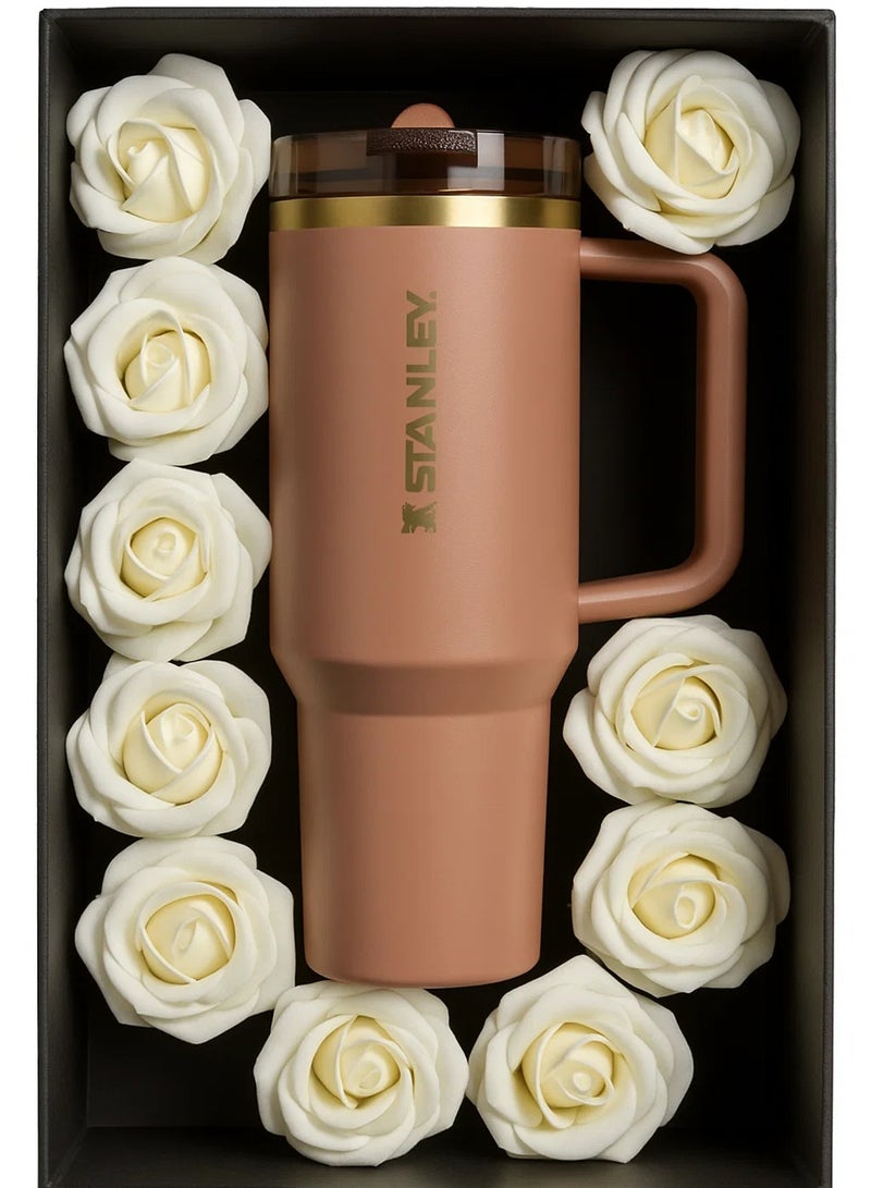 Stanley The Original Stanley Mug, Sealed Stanley, 40oz Stanley Mug with Straw and Handle, Insulated Mug with Lid, H2.0 Flow State Stainless Steel Coffee Mug for Hot Iced Drinks, Travel Mug with Handle - Image 2