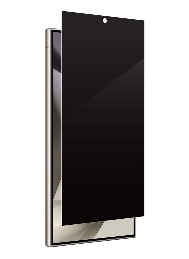 ماركة غير محددة - واقي شاشة لـ جالكسي اس 22 الترا (Galaxy S22 Ultra) (ضد البصمة) نانو مضاد للتجسس لحماية الخصوصية (لقافة) و بجودة عالية, حماية قصوى للشاشة من الخدوش والكسر - Image 1