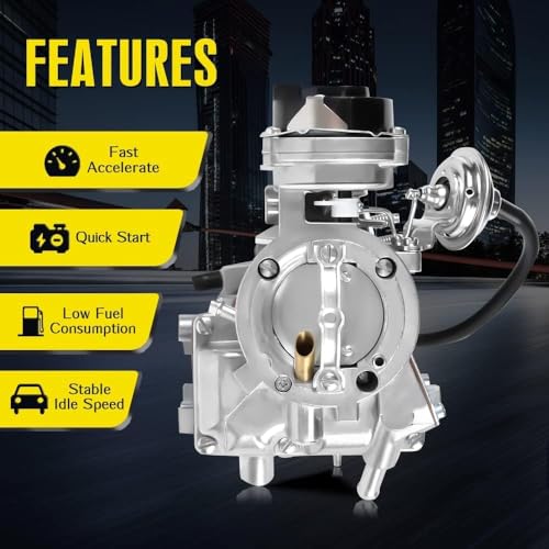 ACmango Carter1 Barrel Carburetor Fits For 1965-1985 Ford Engines: 4.9L(300Cu),4.1L (200Cu),3.3L (200Cu).Compatible With Ford Bronco,Fairmont,And Models F100,F150,F250,F350.D5Tz9510AG#Rsc-300A 6307S - Image 2