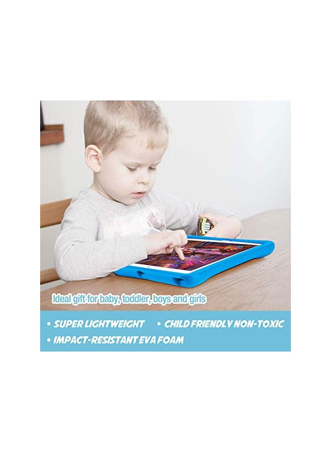 Procases Kids Case For Ipad 10.2 9Th Gen 2021 / 8Th Gen 2020 / 7Th Gen 2019 / Ipad Air 10.5 2019 / Ipad Pro 10.5, Shockproof Light Weight Protective Cover With Rotatable Kickstand And Grip -Blue - Image 5