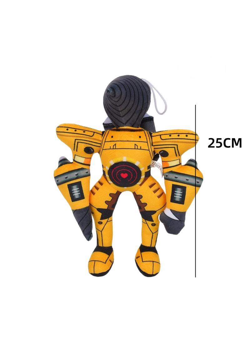 Stuffed Plush Toy Funny Series Figure Dolls For Kids Gifts Yellow-B 25CM