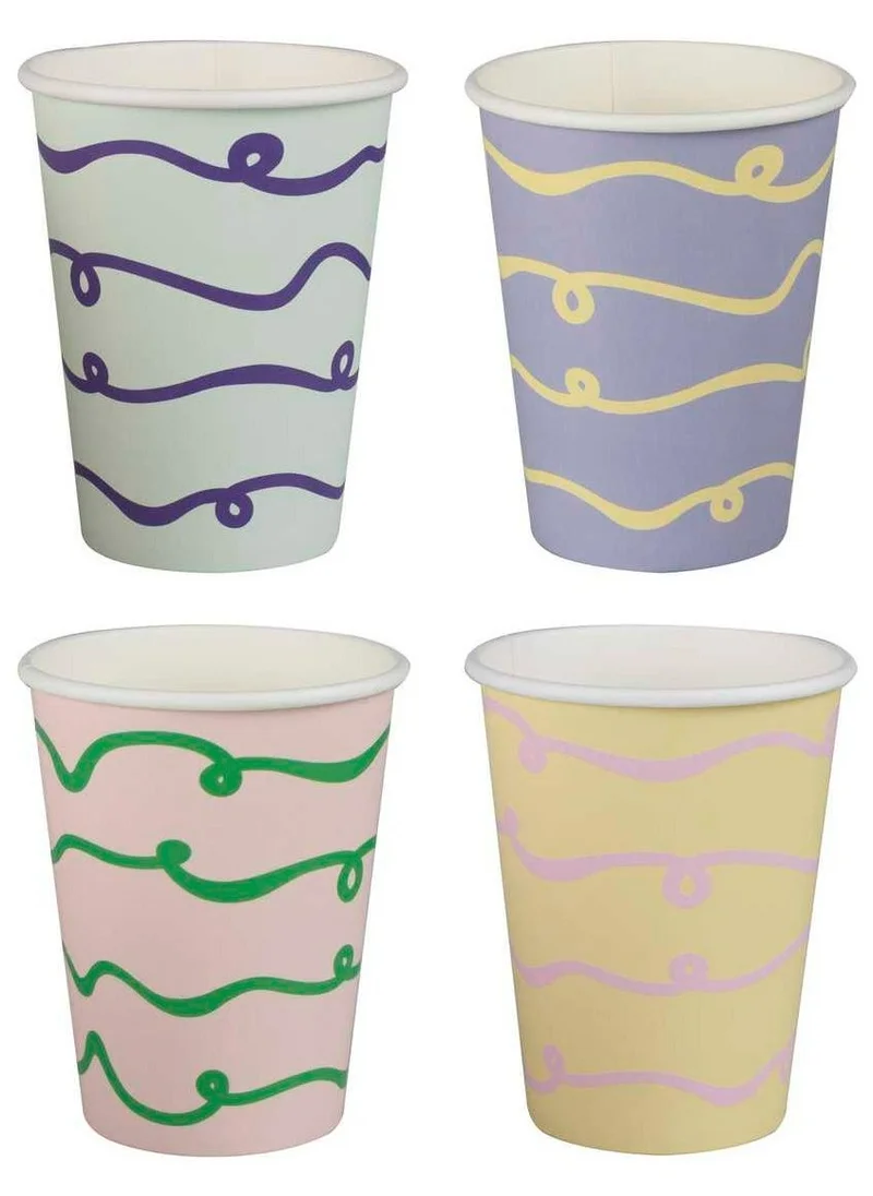 Ginger Ray  Pastel Wave Paper Cup  | Best Price UAE