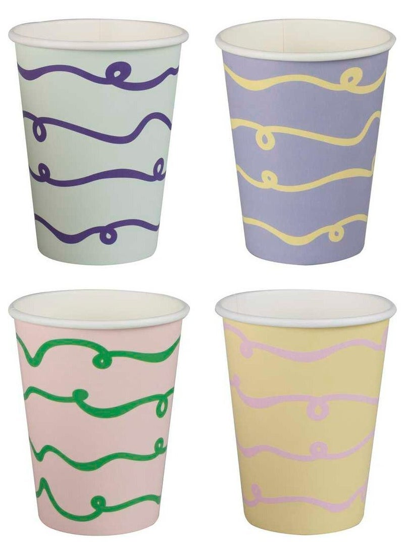 Ginger Ray Pastel Wave Paper Cup - Image 4