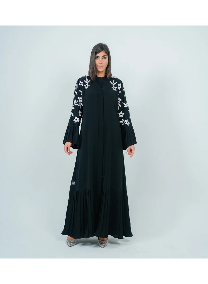 روزيت عباية عباءة بأكمام مطرزة