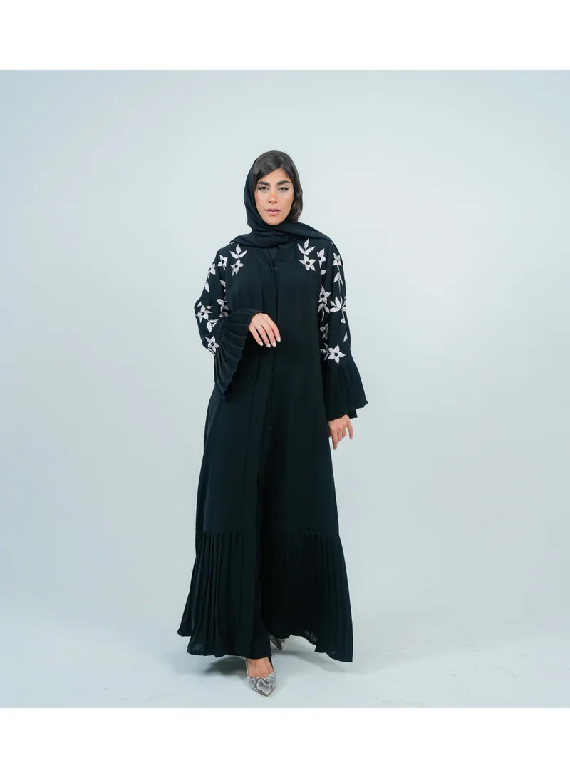 روزيت عباية عباءة بأكمام مطرزة