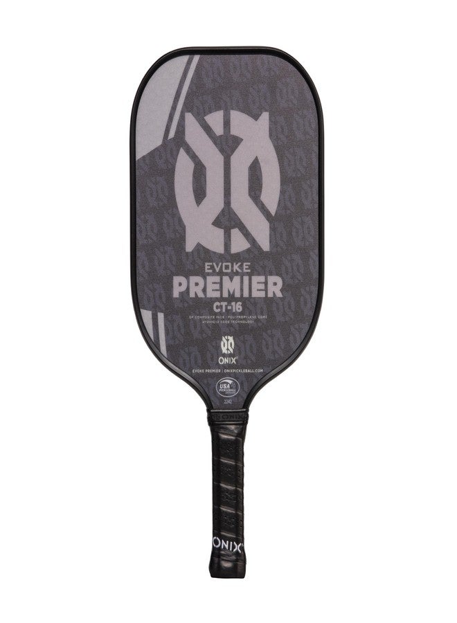Onix Evoke Premier CT-16 Premier Pickleball Paddle Polypropylene Honeycomb Core Protective Edgeguard and Composite Face Paddle - Image 1