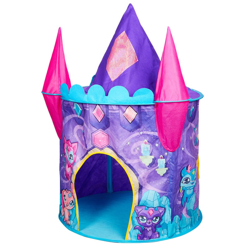 Magic Mixies Castle Play Tent for Girls and Boys, Easy Set-up for Instant Play, Easy to Assemble, Castle Princess Playhouse, 31.5” x 45.28” (DxH) - Image 1
