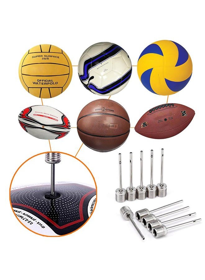 Mobi Lock 15 Pcs Ball Pump Inflation Needle - Stainless Steel Air Pump Needles - Ideal for Blowing Up Football, Basketball, Volleyball, and All Other Sports Balls - by Mobi Lock - Image 3