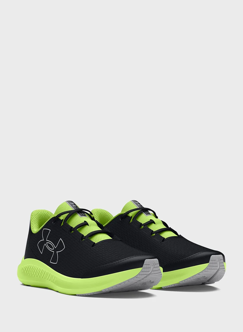 UNDER ARMOUR Boys' Grade School Charged Pursuit 3 Shoes