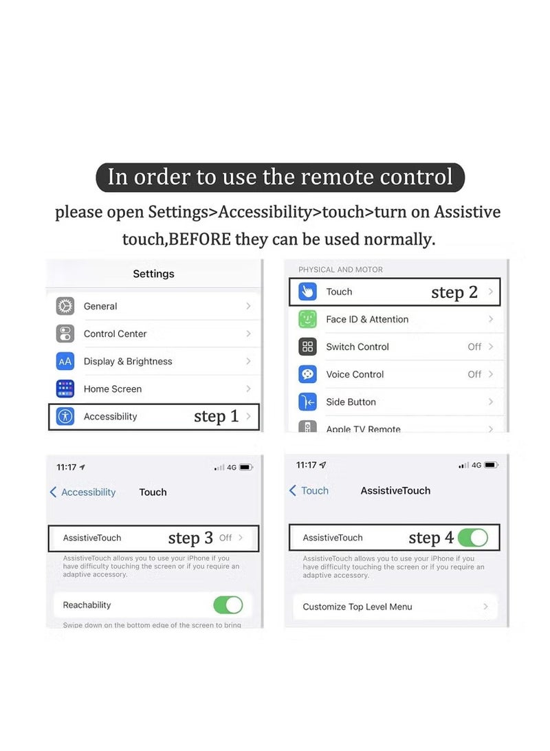 Bluetooth Remote Control Kindle App Page Turner for iPhone iPad Android, Mini Wireless Scrolling Ring, Cell Phone Camera Shutter Selfie Remote, Fashion Smart Ring Remote - Image 2