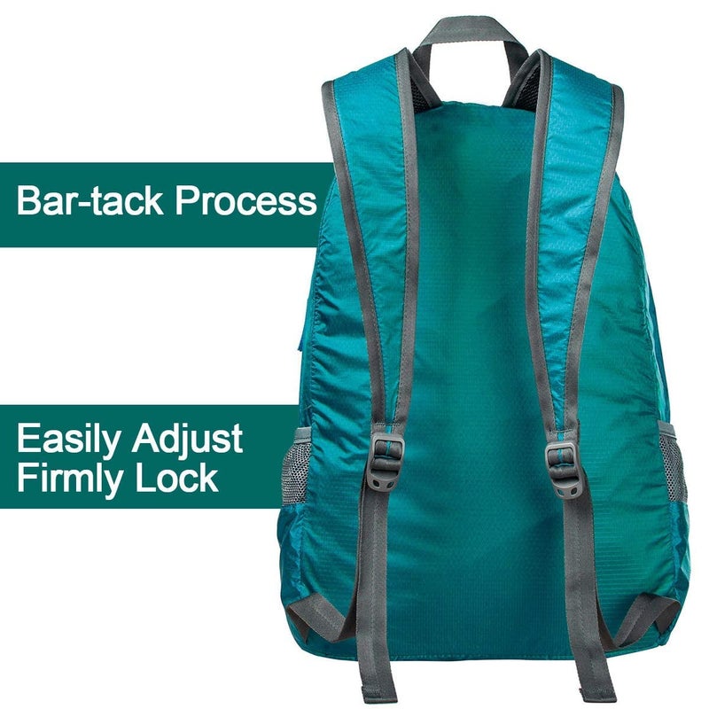 G4Free 20L Lightweight Packable Backpack Travel Hiking Daypack Foldable Backpack for Men Women - Image 2