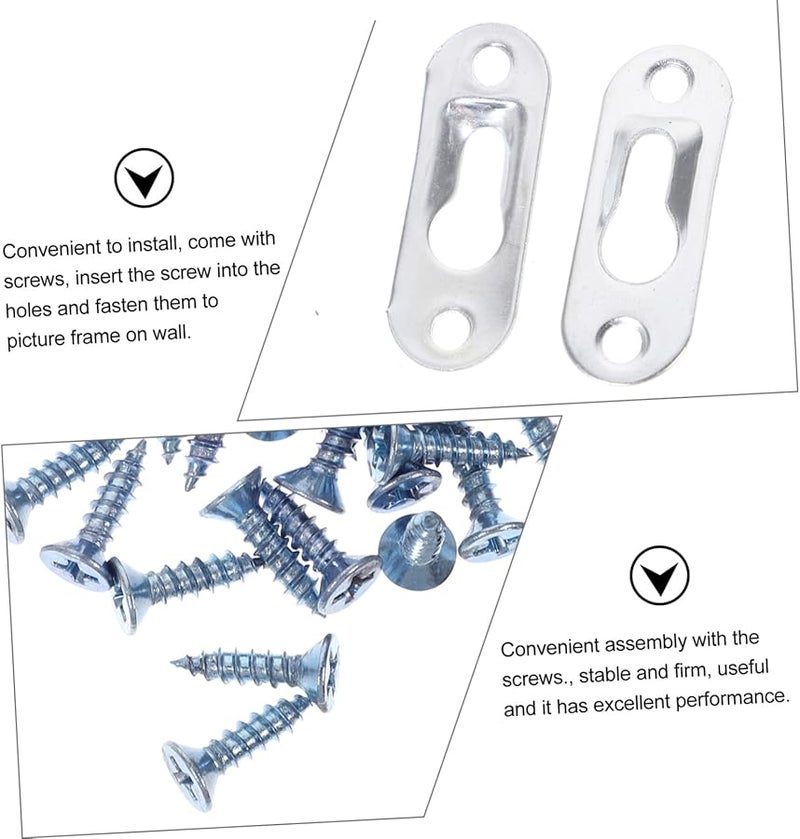 Tehaux 30 قطعة من علاقات الجدار الثقيلة لتعليق الإطارات والمرايا والخزائن - Image 4