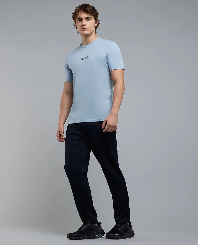 أر أند بي Solid Trackpants with Drawstring Waist