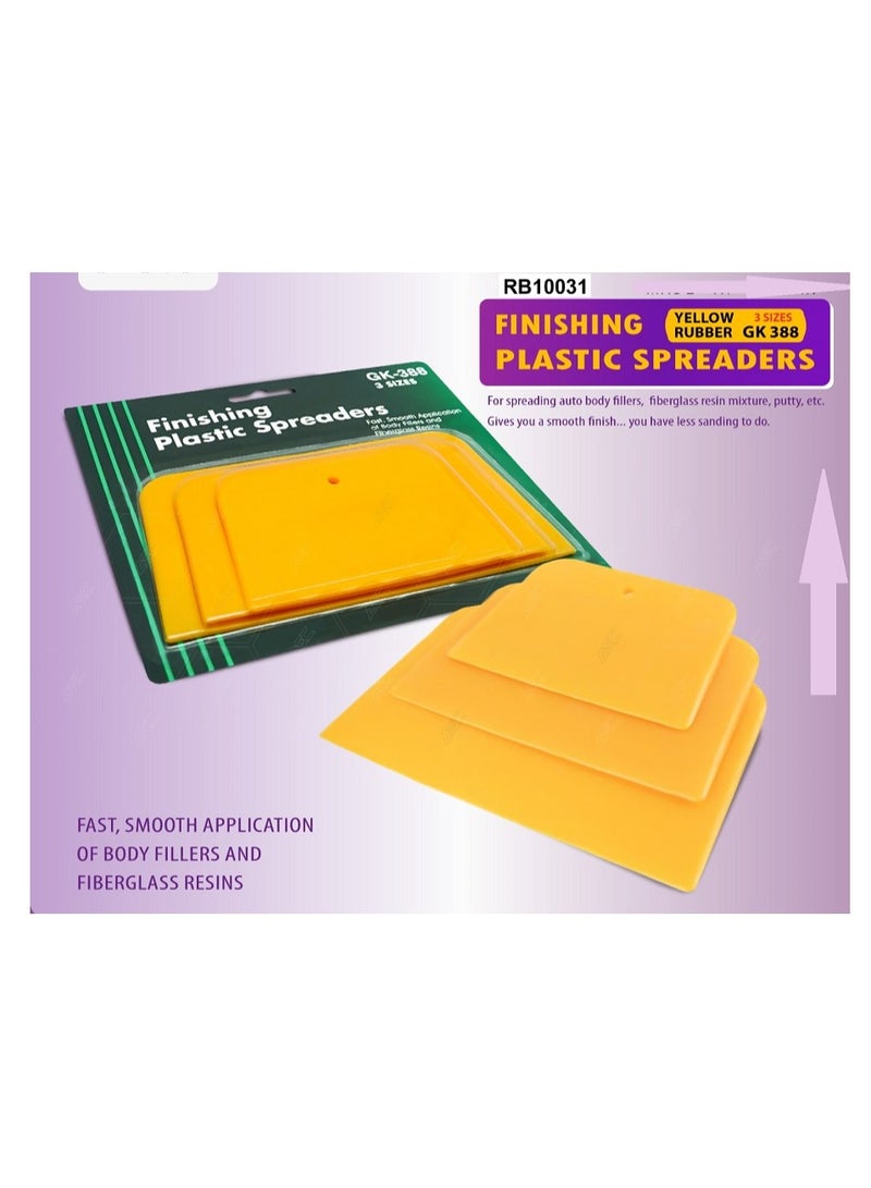 Premier 3-Piece Car Sunshade Removal Tool Set Yellow