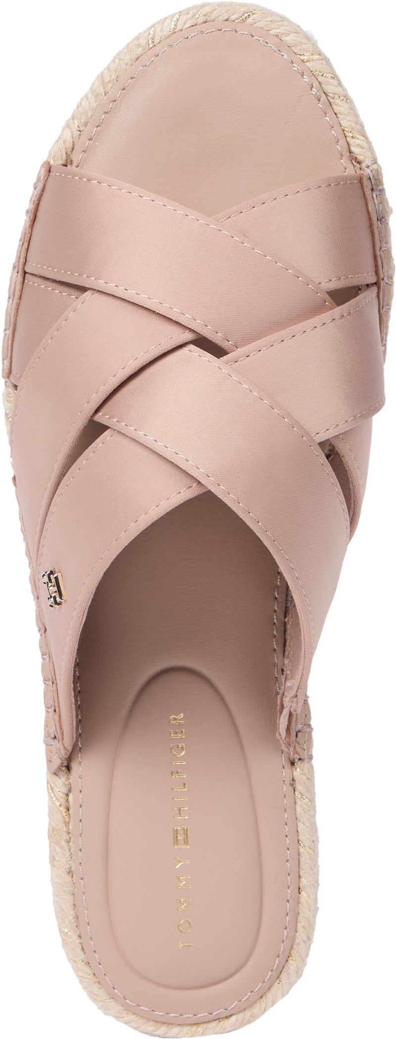 TOMMY HILFIGER SATIN ESPADRILLE MULES  - Image 3