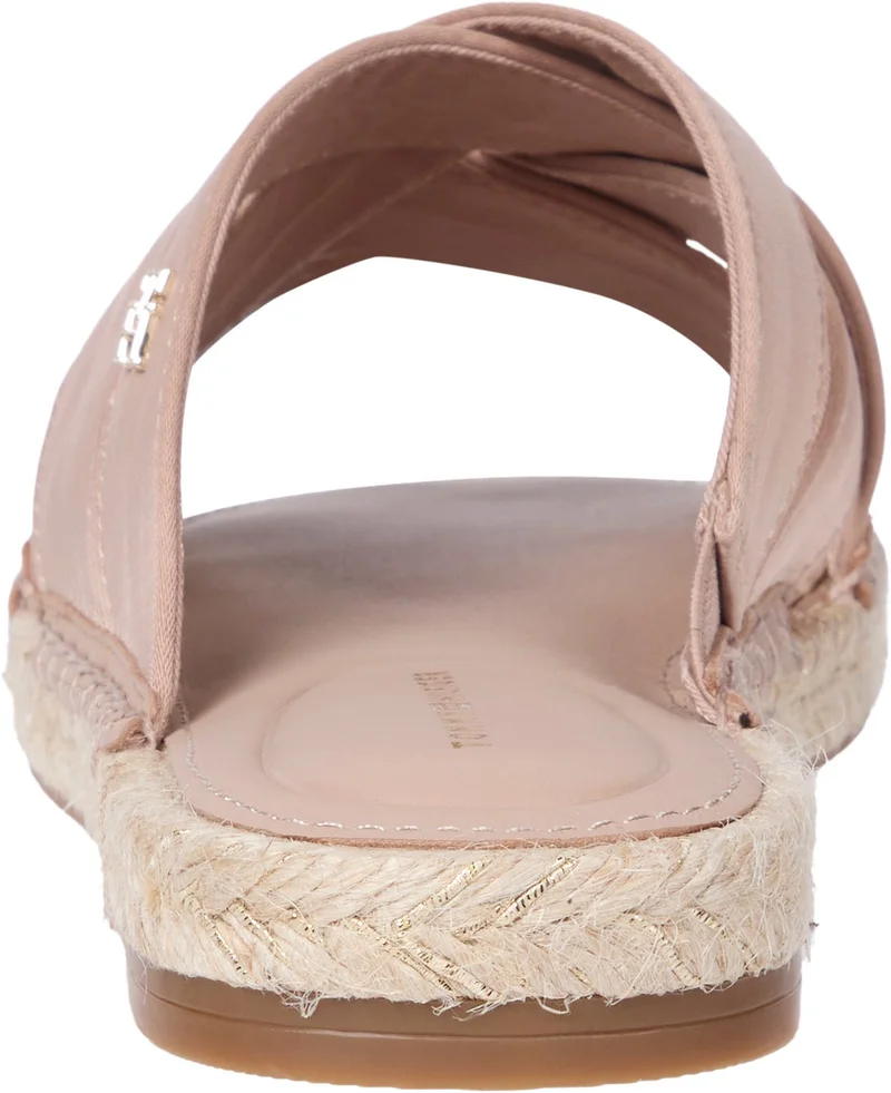 TOMMY HILFIGER SATIN ESPADRILLE MULES