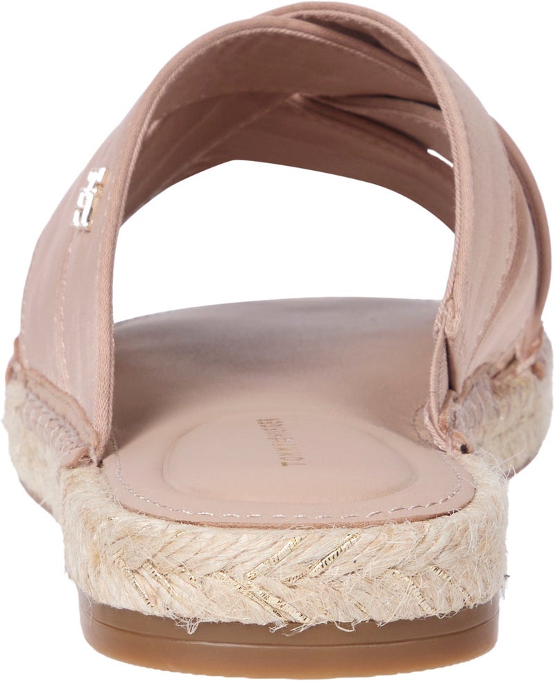 TOMMY HILFIGER SATIN ESPADRILLE MULES  - Image 4