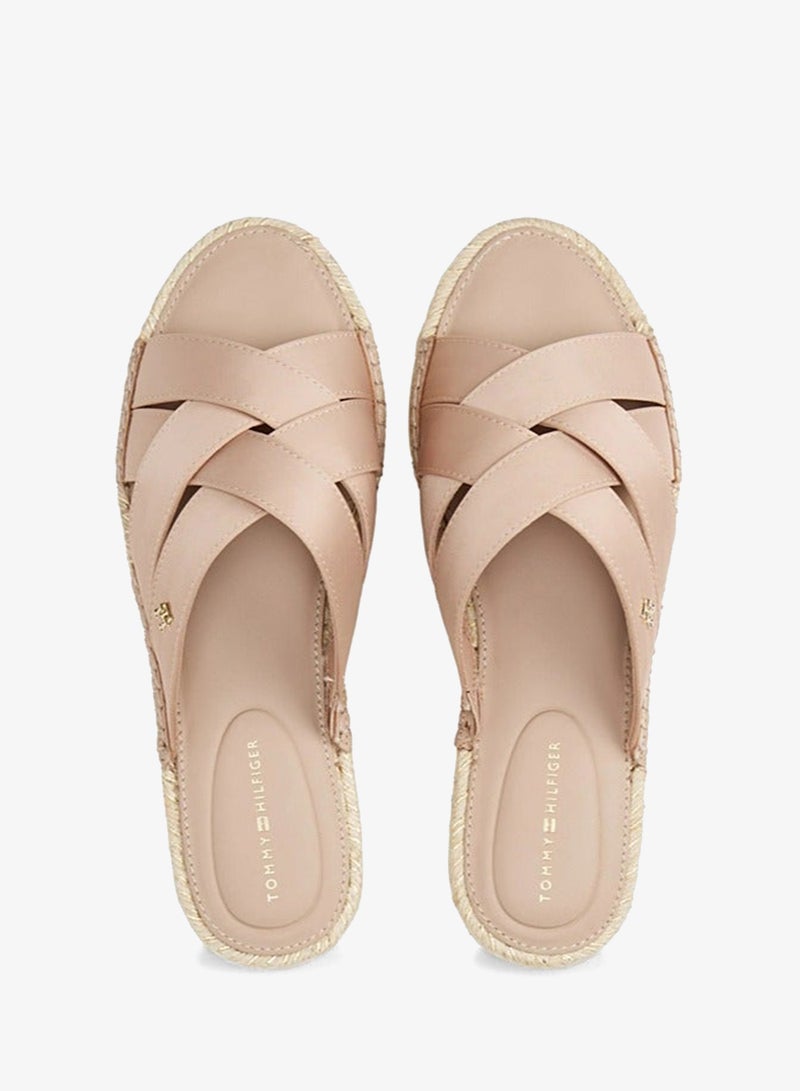 TOMMY HILFIGER SATIN ESPADRILLE MULES - Image 4