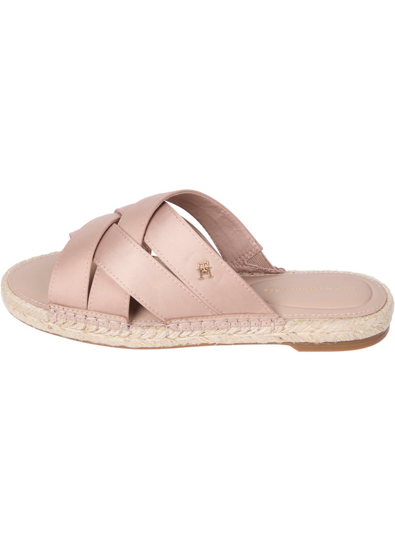 TOMMY HILFIGER SATIN ESPADRILLE MULES  - Image 2