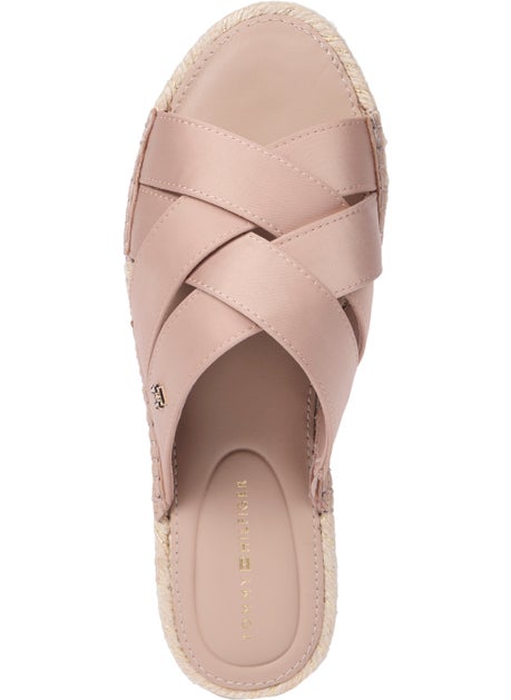 TOMMY HILFIGER SATIN ESPADRILLE MULES  - Image 3