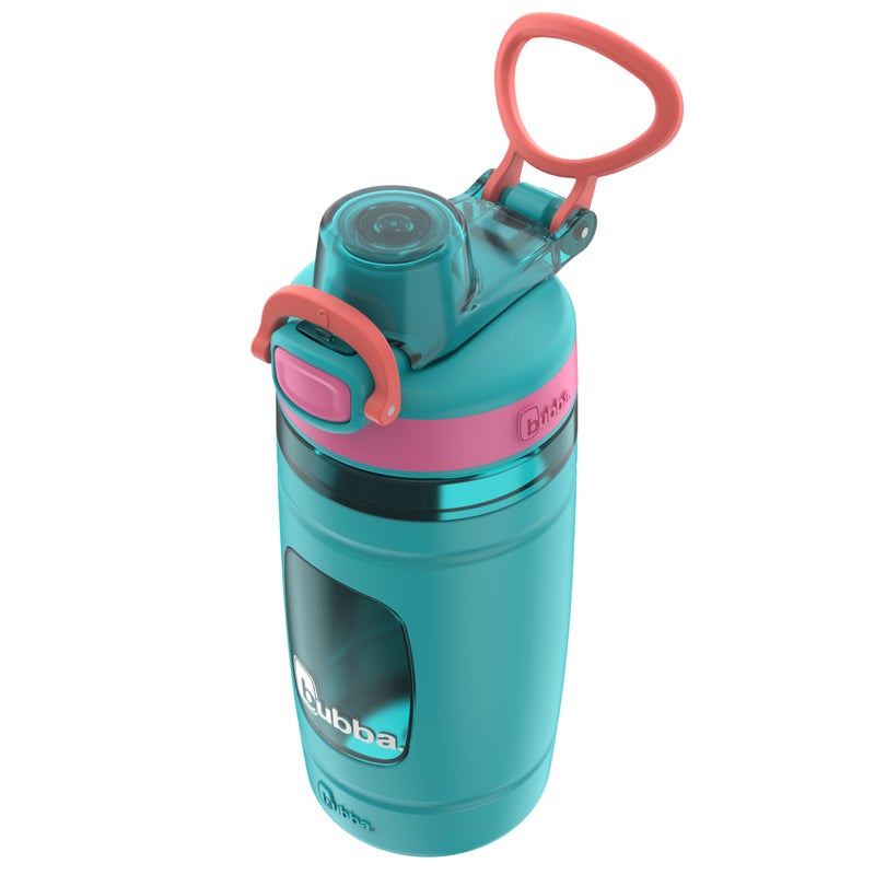 Bubba Kids Flo Water Bottle with Silicone Sleeve and Wide Mouth  16 oz  Scuba - Image 4