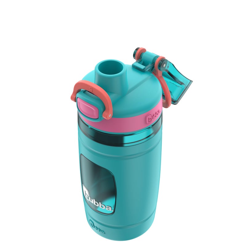 Bubba Kids Flo Water Bottle with Silicone Sleeve and Wide Mouth  16 oz  Scuba - Image 3