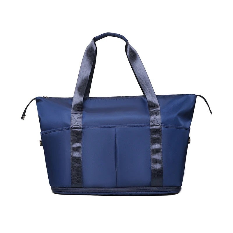 Bluejw Large Capacity Sports Duffel Bag for Women - Brown Sport Duffle Pink Gym Bag Girls - Sports Duffels - Image 1