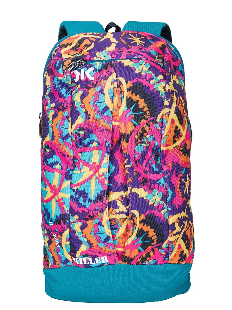 KILLER Galaxy Small Outdoor Mini Backpack 12L Daypack (FLOWER) - Image 1