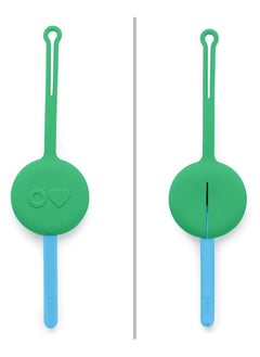 Omielife Omie Pod Kids Utensil and Holder Set-Mint Green  - Image 2