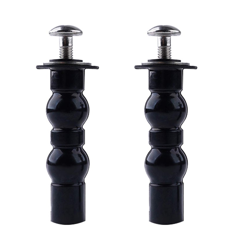 Milcraft TOTO Toilet Hinge Screw Kit - Expanding Rubber Bolt Top Nuts Set for Top Mount Toilet Seat Tightening, Blind Hole Fixing, 2 Pack - Image 1