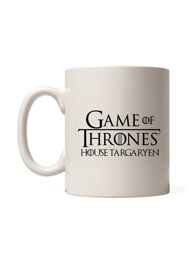 Giftmate - Giftmate Game Of Thrones Printed Ceramic Tea and Coffee Mug 320ml - Image 1