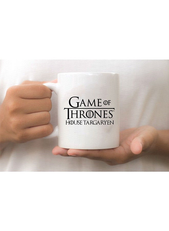 Giftmate - Giftmate Game Of Thrones Printed Ceramic Tea and Coffee Mug 320ml - Image 1
