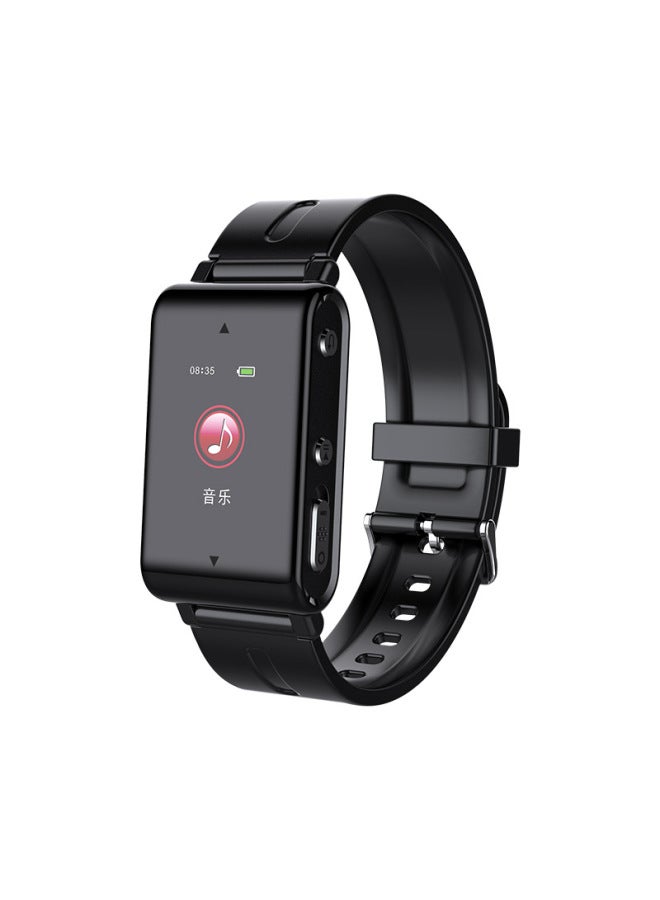 Generic S12 Recording Pen With Screen HD Noise Reduction One-button Recording Watch Bracelet Recording Pen Mp3 Walkman Player-color:black-capacity:32GB  - Image 1