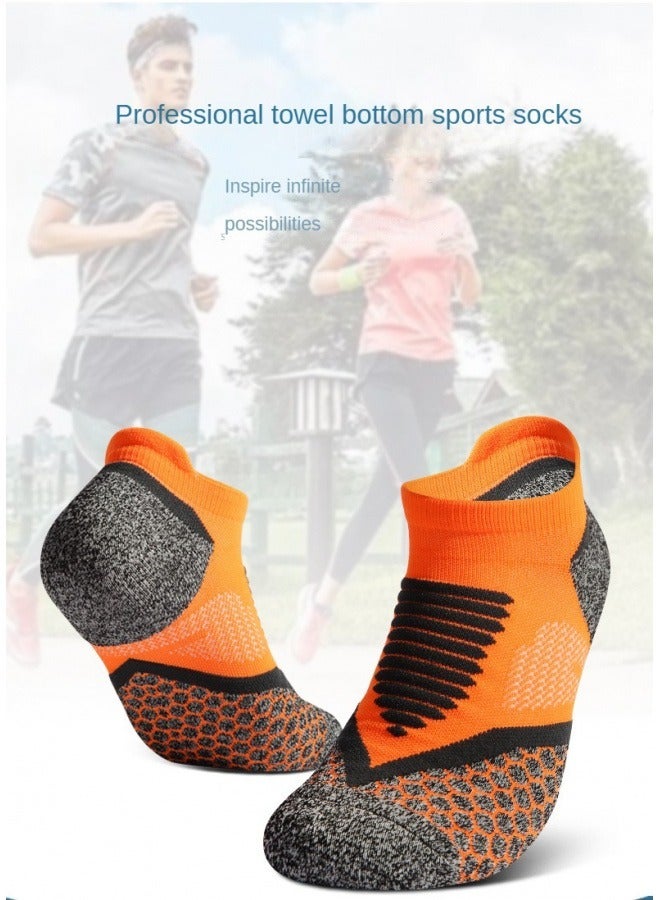2 Pairs  Short Tube Sports Socks For Men, Moisture Wicking And Anti Slip Running Socks (one Size Fits All) - Image 5