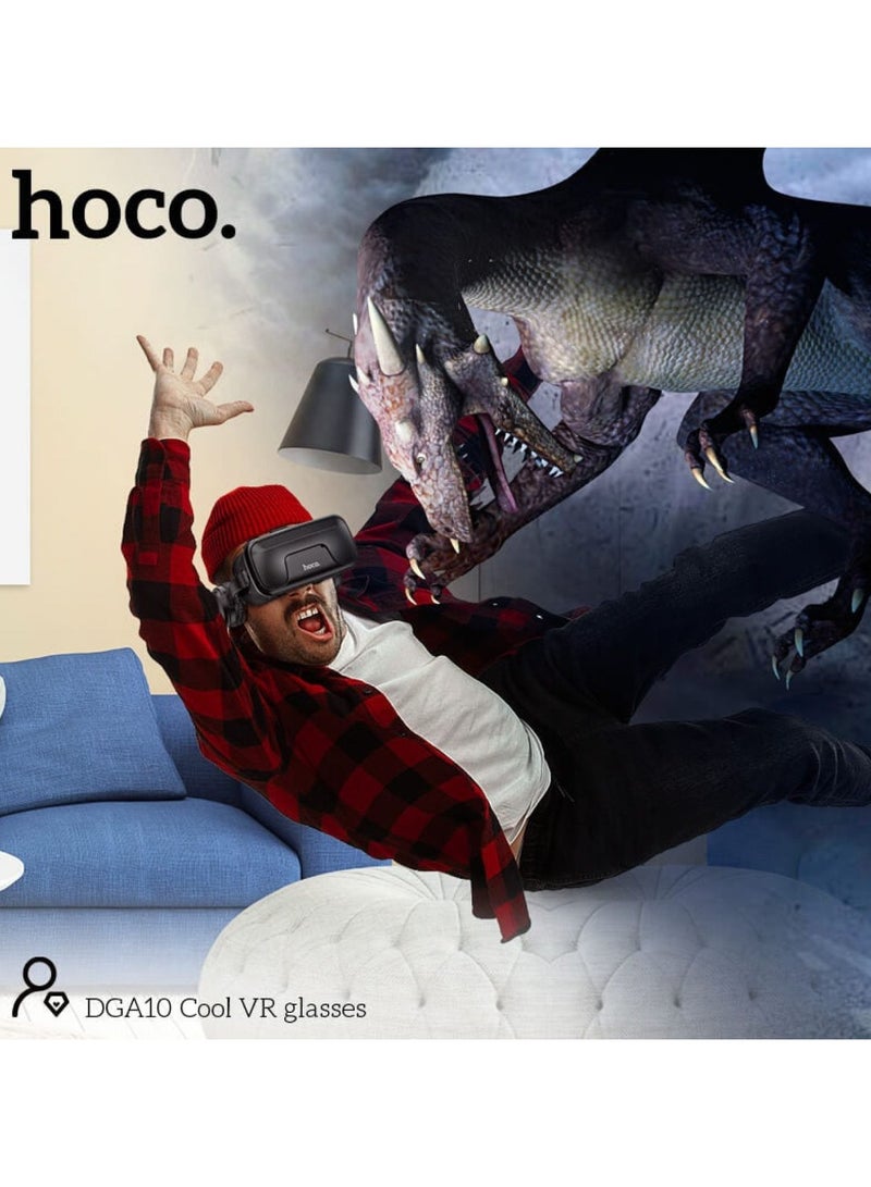 hoco DGA10 VR Glasses - Wide-Angle Viewing, Adjustable Interpupillary Distance, Compatible with 5.5-7.2 Inch Phones - Image 3