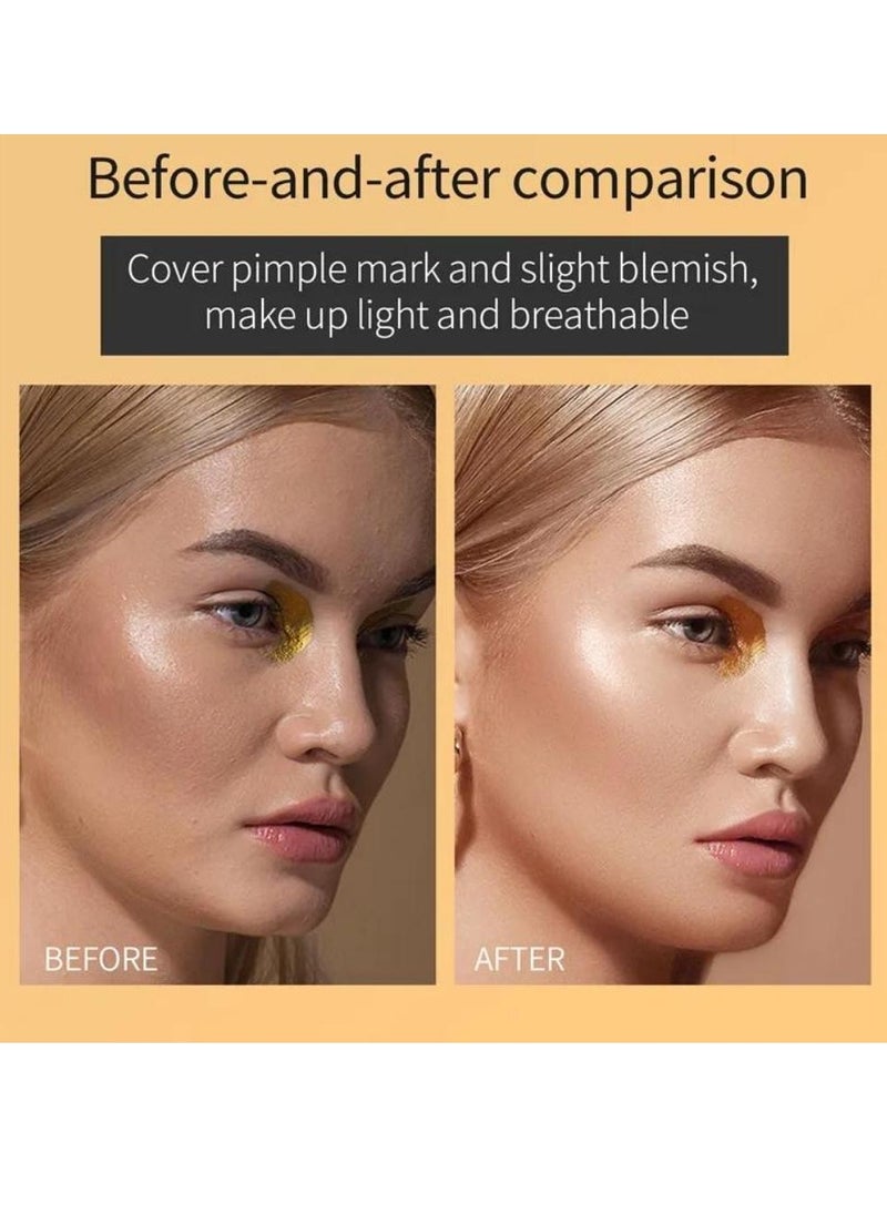 HelloKiss - Concealer Soft Light Matte Foundation Concealer Conceals Blemish and Redness Flawless Natural Coverage for Normal to Oily Skin Instant Age Rewind Eraser Dark Circles Treatment 04 - Image 1