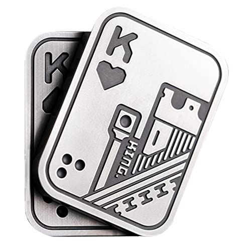 Wercow New Decompression Metal Poker Fidget_SliderManually Rotate Adult Office Decompression Toys to Relieve Pressure Tabletop Toys for Adults KK - Image 1