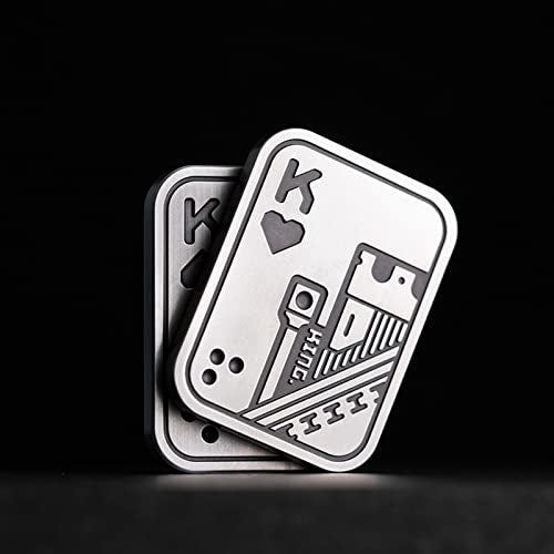Wercow New Decompression Metal Poker Fidget_SliderManually Rotate Adult Office Decompression Toys to Relieve Pressure Tabletop Toys for Adults KK - Image 5