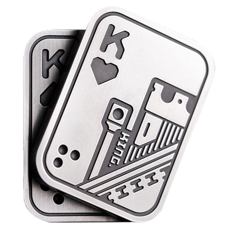 Wercow New Decompression Metal Poker Fidget_SliderManually Rotate Adult Office Decompression Toys to Relieve Pressure Tabletop Toys for Adults KK - Image 4
